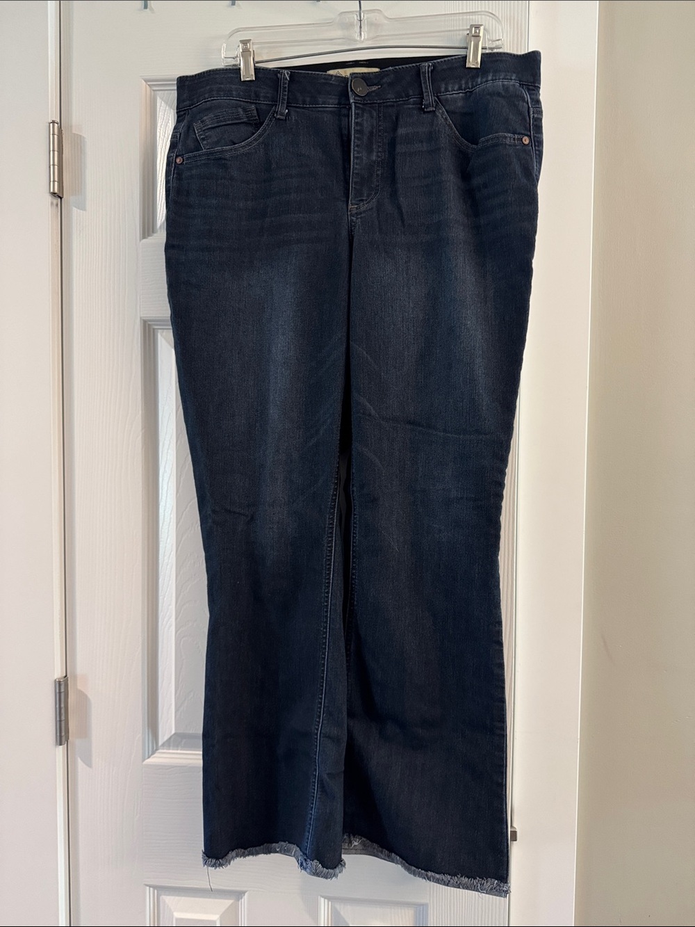 Democracy Dark Indigo Blue Flare Jeans